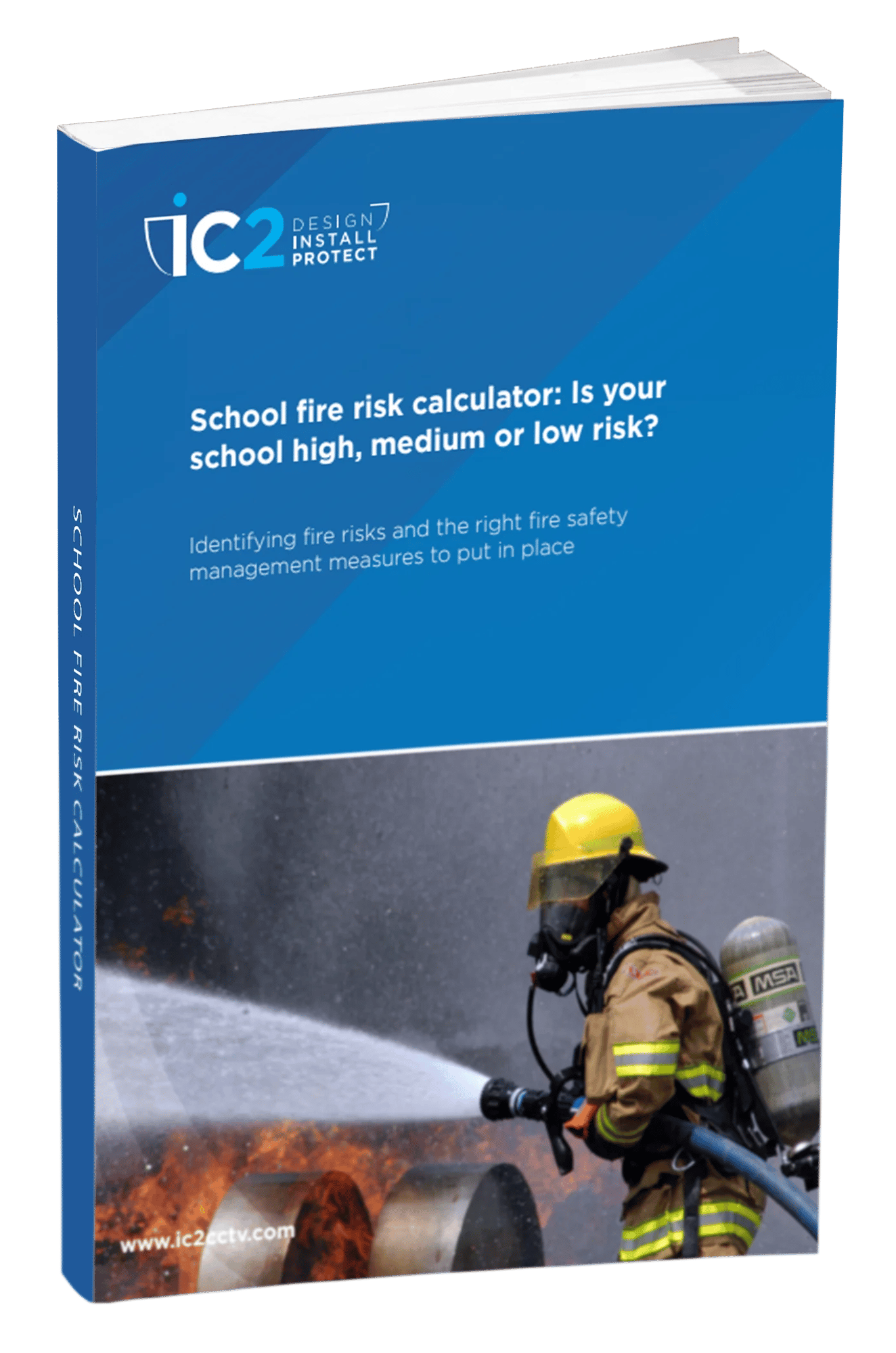 School Fire Risk Calculator Ebook Cover Guide