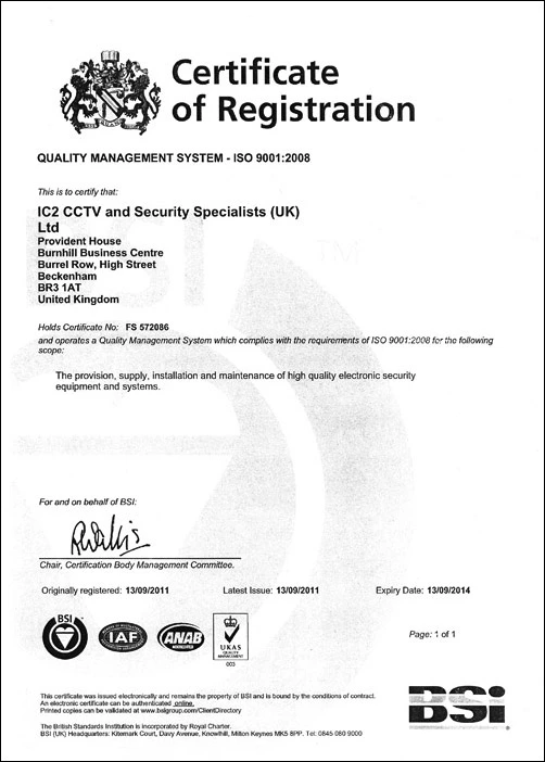 iC2 earns ISO 9001 accreditation