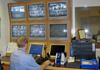 The CCTV school monitor