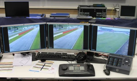 Silverstone Control Centre Screens