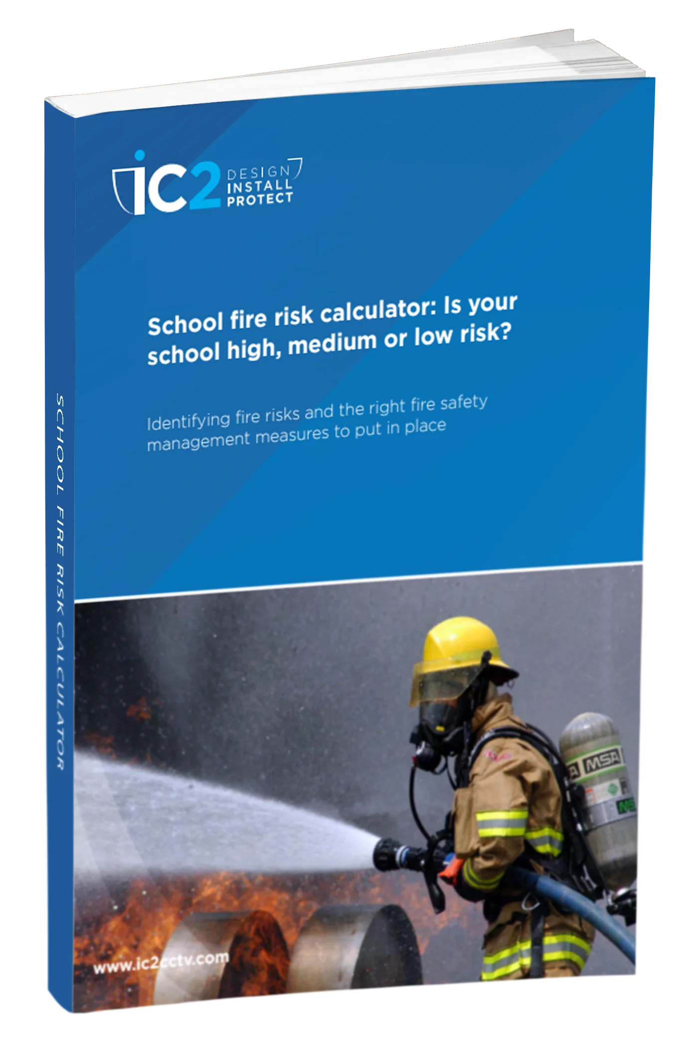 School Fire Risk Calculator Ebook Cover Guide