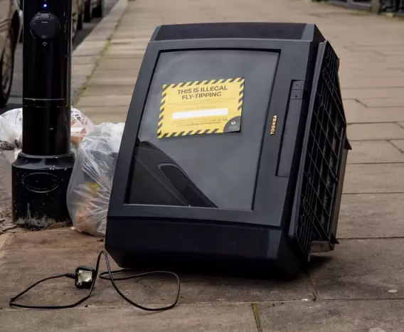 flytipped tv